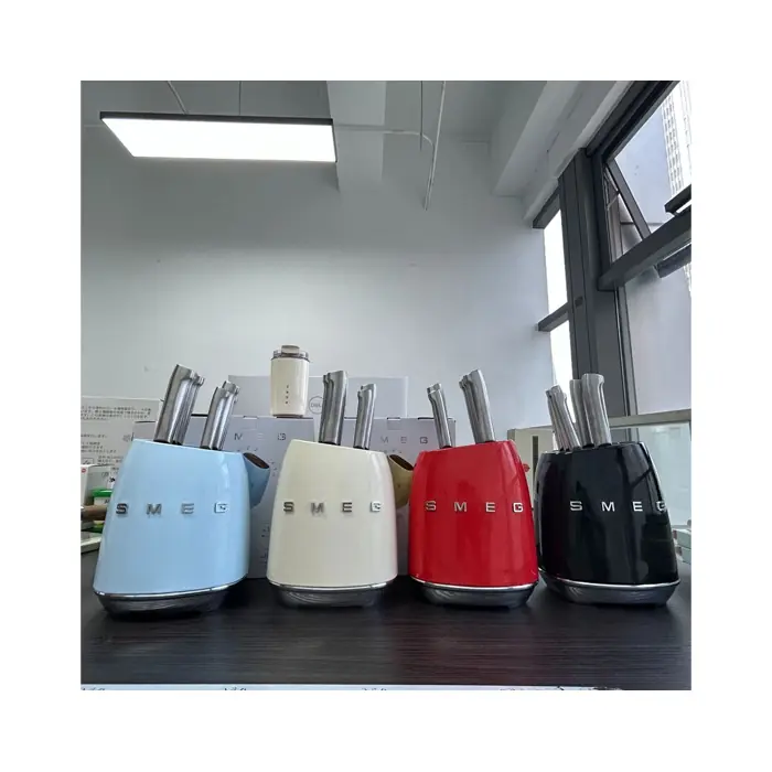 ست چاقو اسمگ رنگ قرمز مدل KBSF01